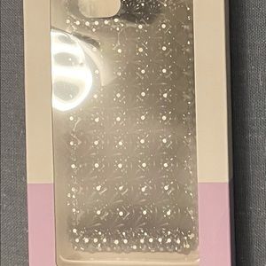 Blk/Silver Diamond Phone Case